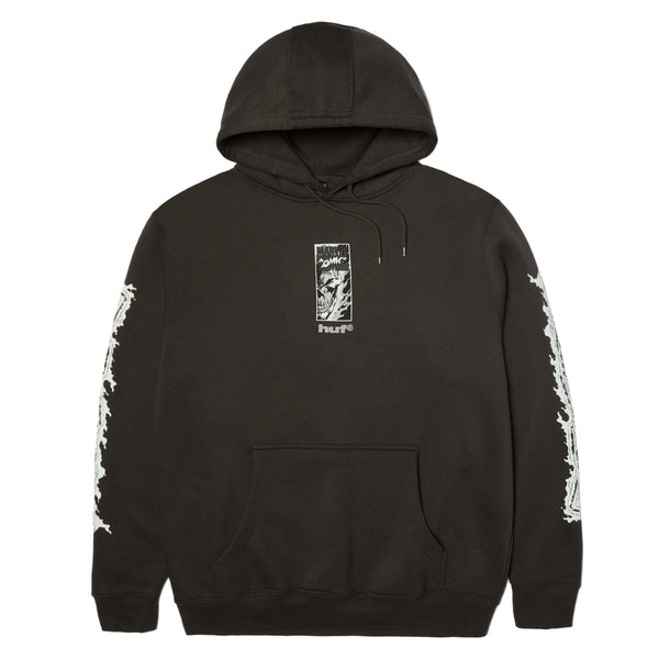 HUF x Marvel Ghost Rider Hoodie - Washed Black – CCS