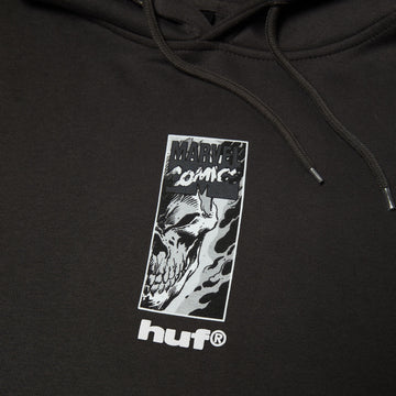 HUF x Marvel Ghost Rider Hoodie - Washed Black