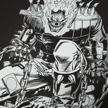 HUF x Marvel Ghost Rider Hoodie - Washed Black