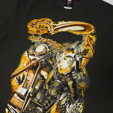 HUF x Marvel Ghost Rider Vengeance T-Shirt - Washed Black
