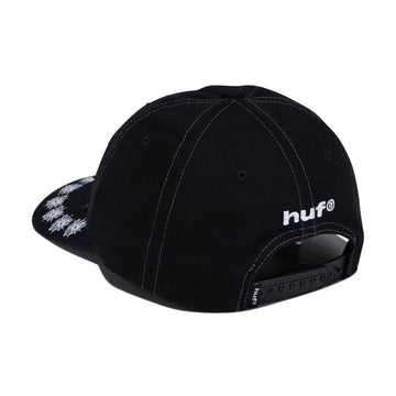 HUF x Spiderman Venom Washed Snapback Hat - Washed Black
