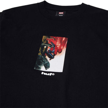 HUF x Spiderman Lookout T-Shirt - Black