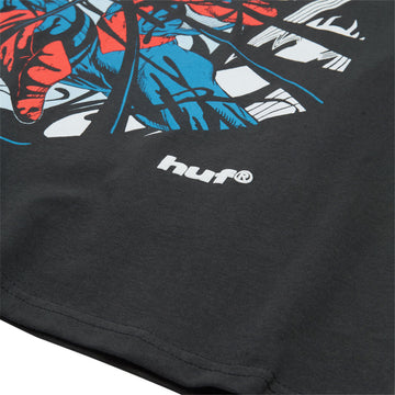 HUF x Spiderman Entangled Washed T-Shirt - Washed Black
