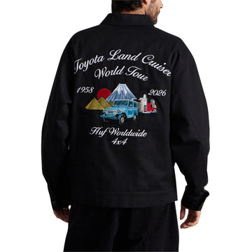 HUF x Toyota Land Cruiser World Tour Jacket - Black