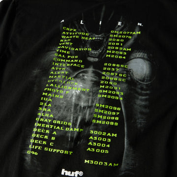 HUF x Aliens Manifest T-Shirt - Black