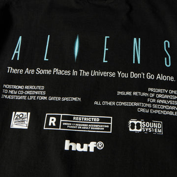 HUF x Aliens Xenomorph T-Shirt - Black