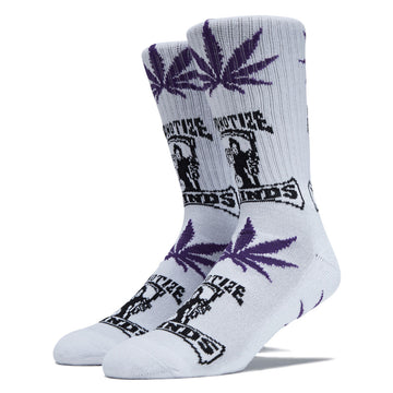 HUF x Three 6 Mafia Hypnotize Minds Plantlife Socks - White