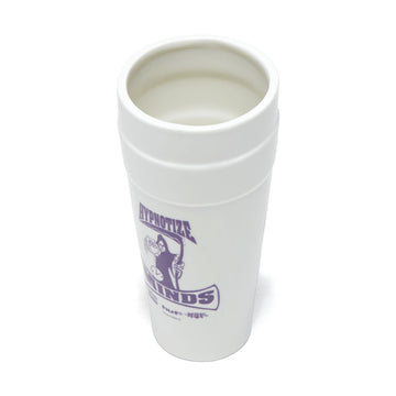 HUF x Three 6 Mafia Ceramic Double Cup - White