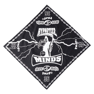 HUF x Three 6 Mafia Hypnotize Minds Bandana - Black