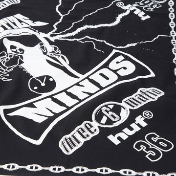 HUF x Three 6 Mafia Hypnotize Minds Bandana - Black
