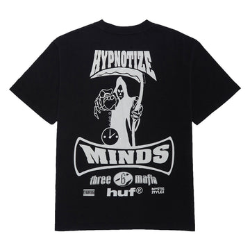 HUF x Three 6 Mafia Most Known Unknown T-Shirt - Washed Black