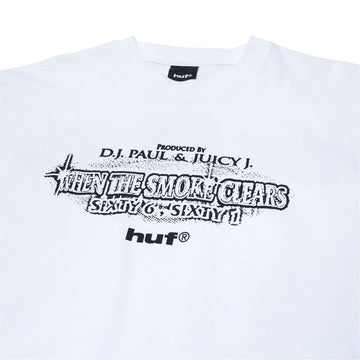 HUF x Three 6 Mafia Smoke Clears T-Shirt - White