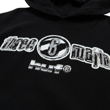 HUF x Three 6 Mafia Heavyweight Hoodie - Black