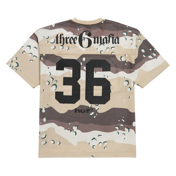 HUF x Three 6 Mafia Football Jersey - Camo
