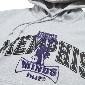 HUF x Three 6 Mafia Memphis Hoodie - Heather Grey