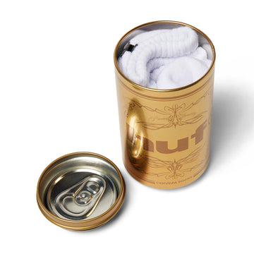 HUF x Modelo Pinstripe Can Socks - White