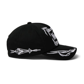 HUF x Modelo Pinstripe Snapback Hat - Black