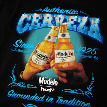 HUF x Modelo Grounded In Tradition T-Shirt - Black