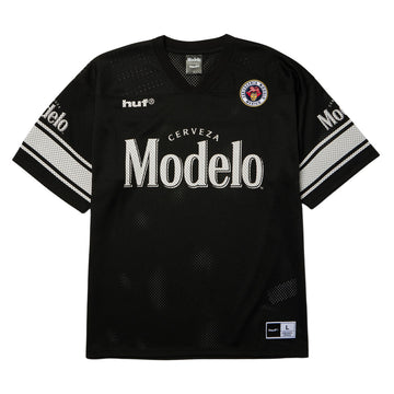 HUF x Modelo Football Jersey - Black