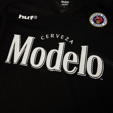 HUF x Modelo Football Jersey - Black