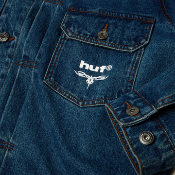 HUF x Modelo Trucker Jacket - Indigo