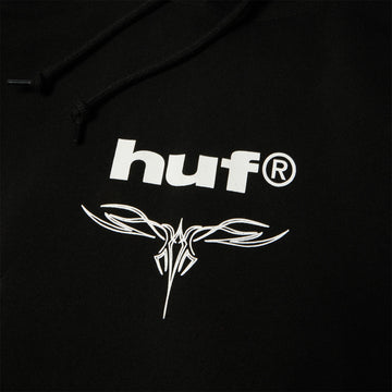 HUF x Modelo Pinstripe Hoodie - Black