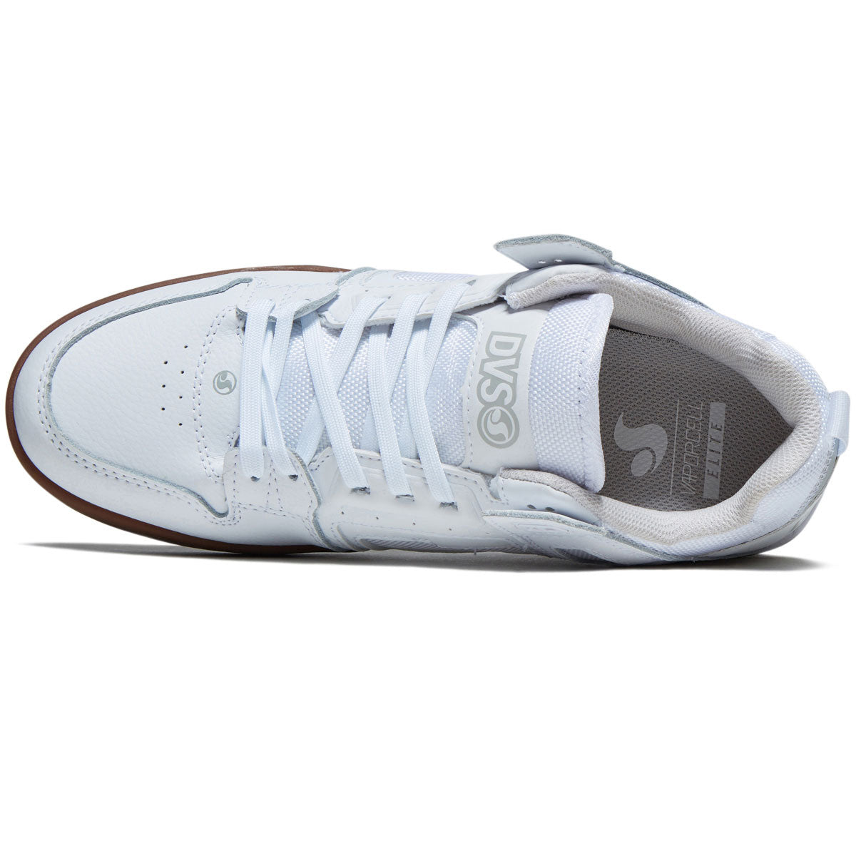 DVS Comanche LT Shoes - White/White/Gum – CCS