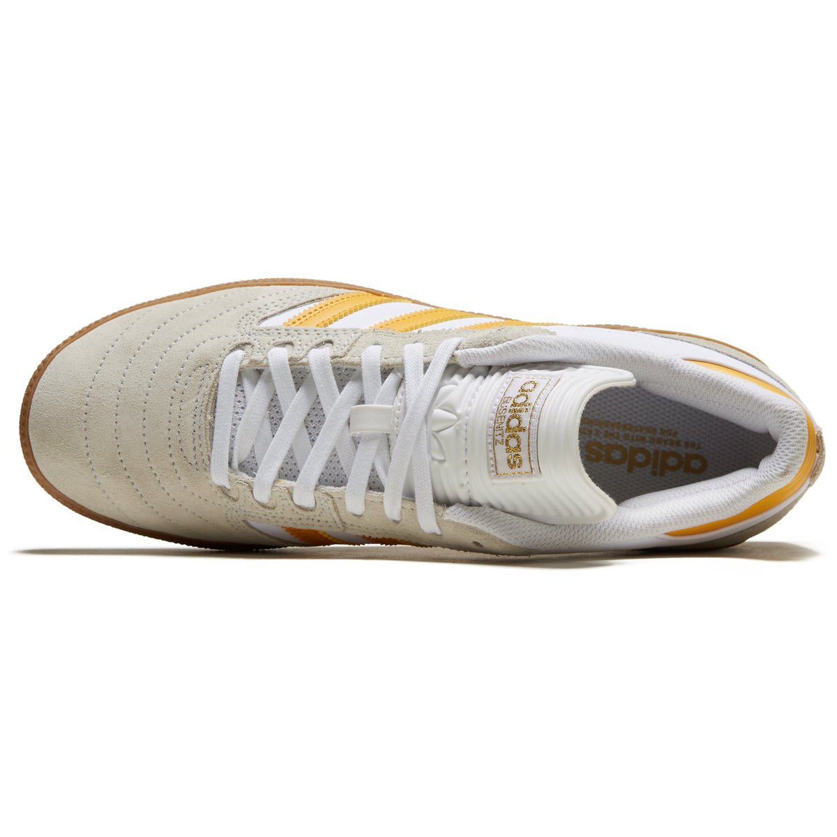 Adidas Busenitz Shoes - Crystal White/Preloved Yellow/Gum4 image 3