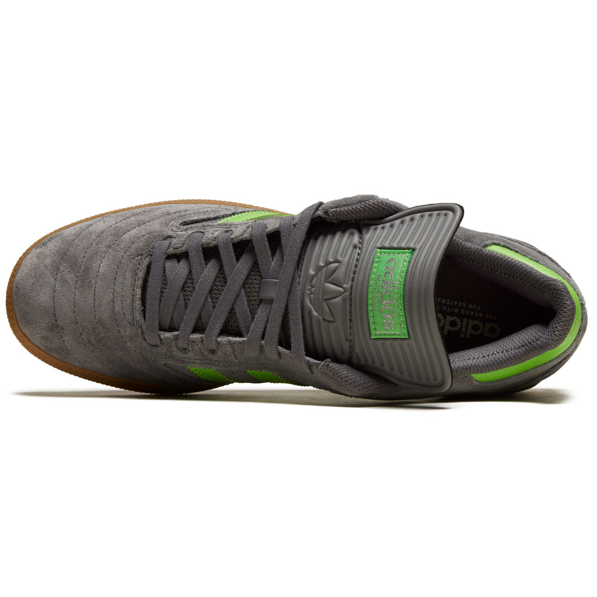 Adidas Busenitz Shoes - Grey/Lucid Lime/Gum image 3