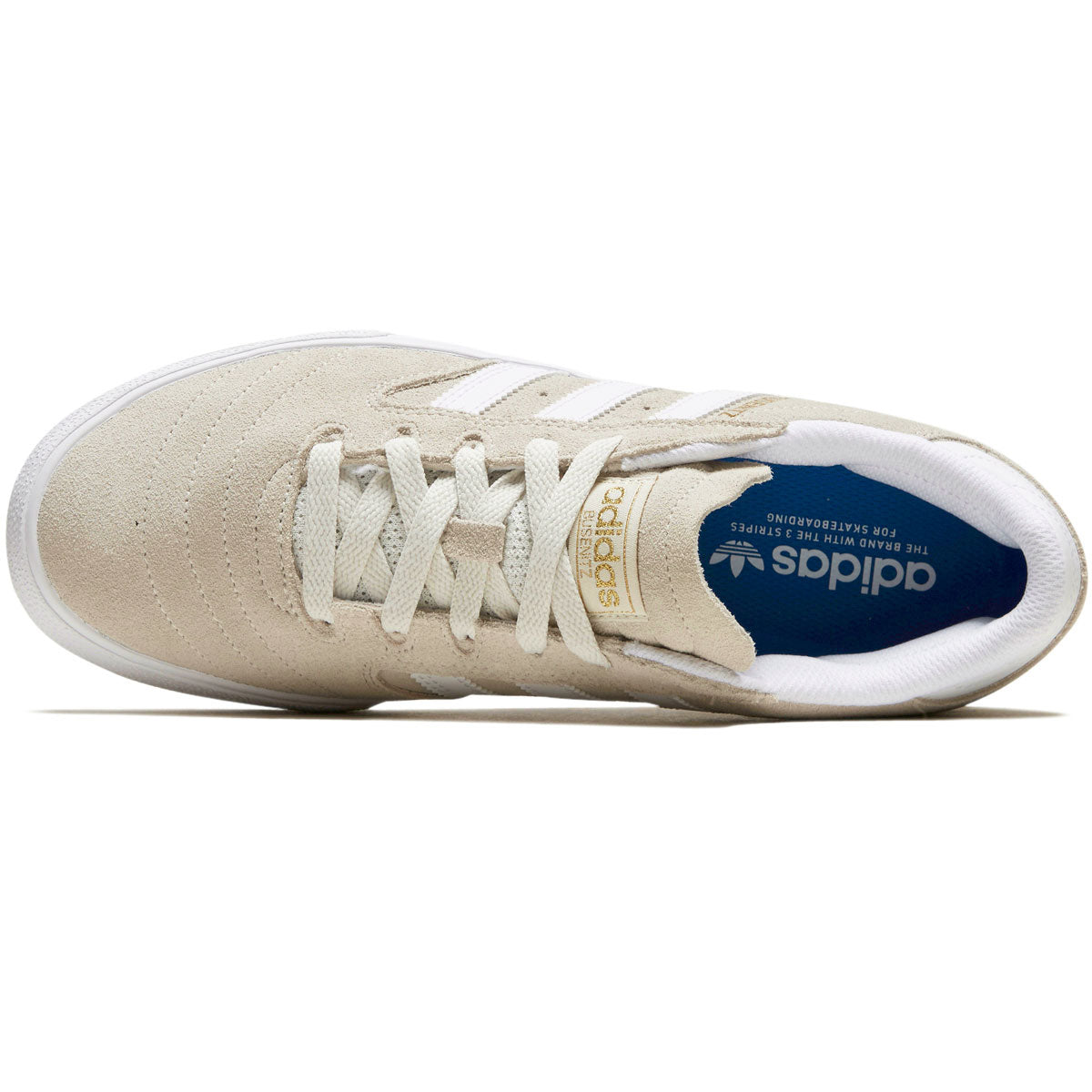Adidas Busenitz Vulc II Shoes - Crystal White/White/Gold Metallic CCS