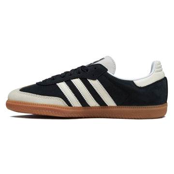 Adidas Womens Samba OG Shoes - Core Black/Wonder White/Silver Metallic