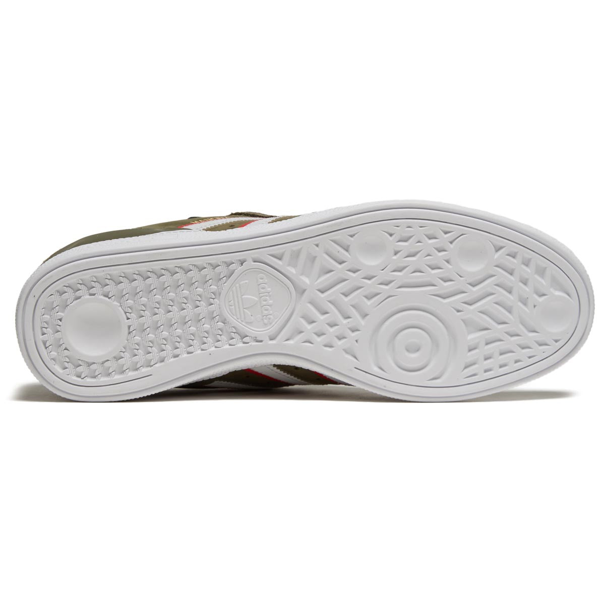 Adidas Busenitz x Dan Mancina Shoes - Olive Strata/Red/Ftwr White image 4