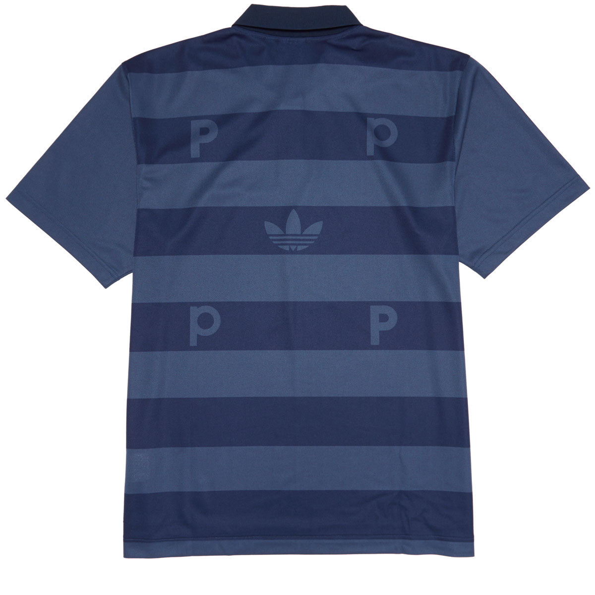 Adidas x Pop Trading Co Polo Shirt - Crew Navy/Collegiate Navy image 2