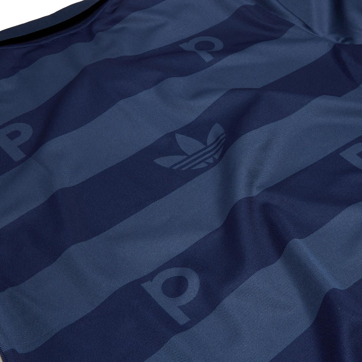 Adidas x Pop Trading Co Polo Shirt - Crew Navy/Collegiate Navy image 3