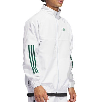 Adidas Gatsele Track Jacket - Crystal White/Dark Green