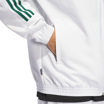 Adidas Gatsele Track Jacket - Crystal White/Dark Green