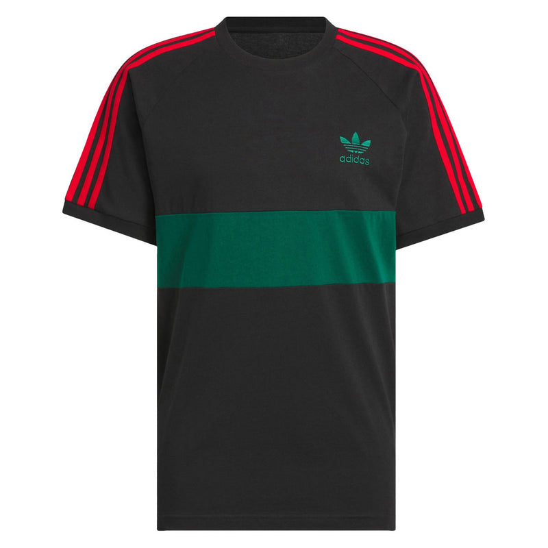 Adidas 3s Panel T-Shirt - Black/Core Green