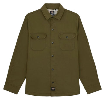 Dickies Mike Anderson Lined Flex Duck Shacket Jacket - Dark Olive