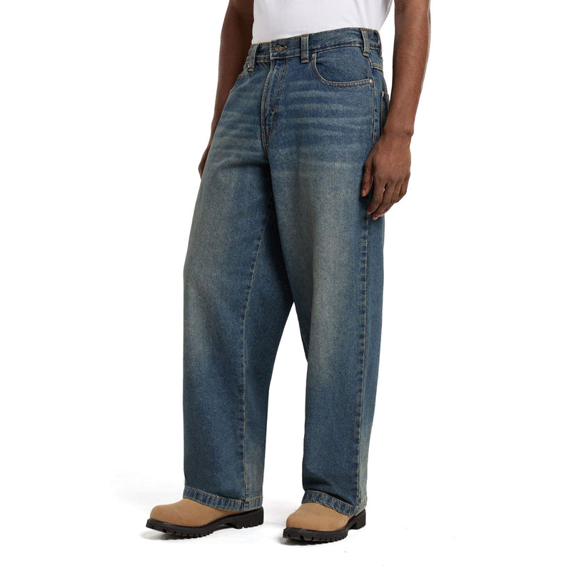 Dickies Hilham Denim Jeans - Khaki Tinited Blue