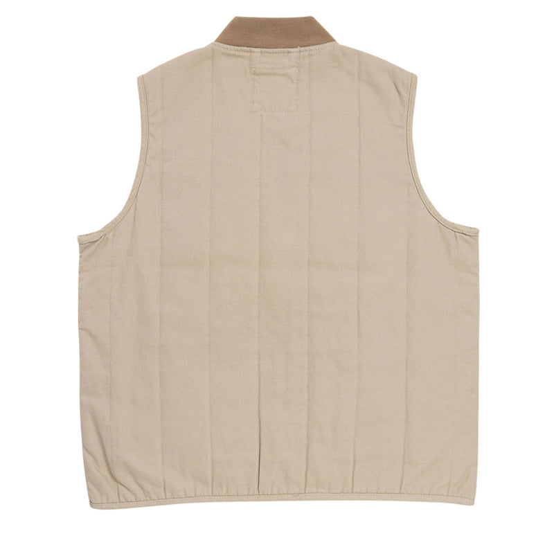 Dickies Quilted Canvas Vest Jacket - Desert Sand
