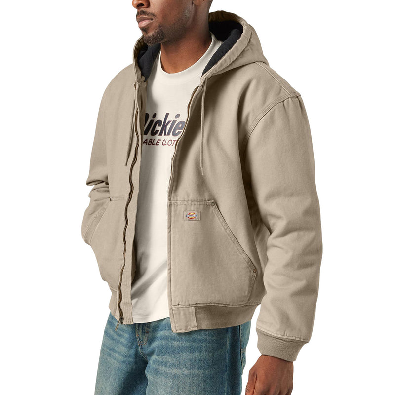 Dickies Hilham Hooded Canvas Jacket - Desert Sand