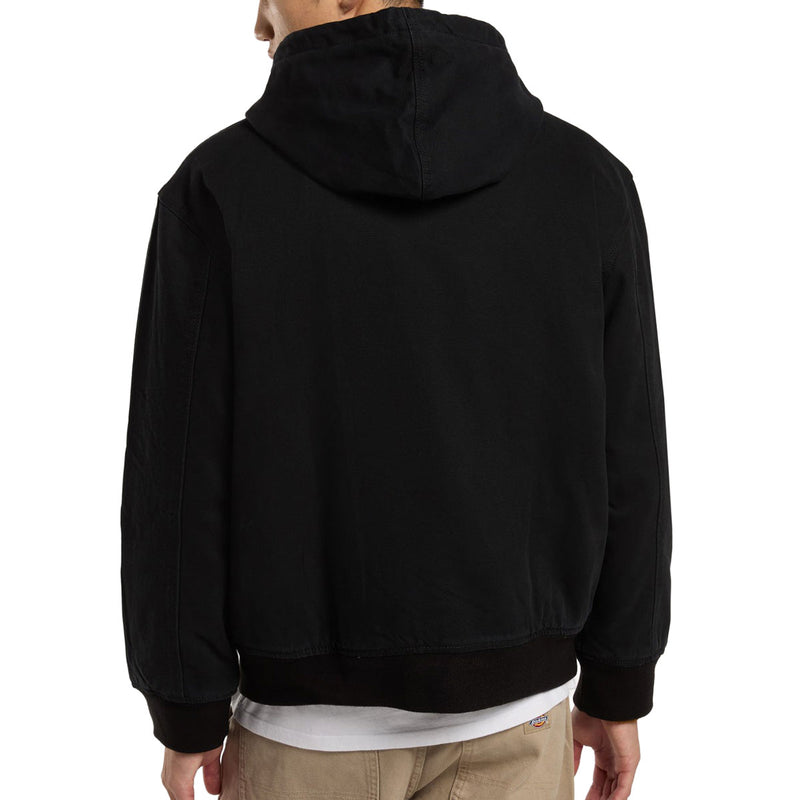 Dickies Hilham Hooded Canvas Jacket - Black