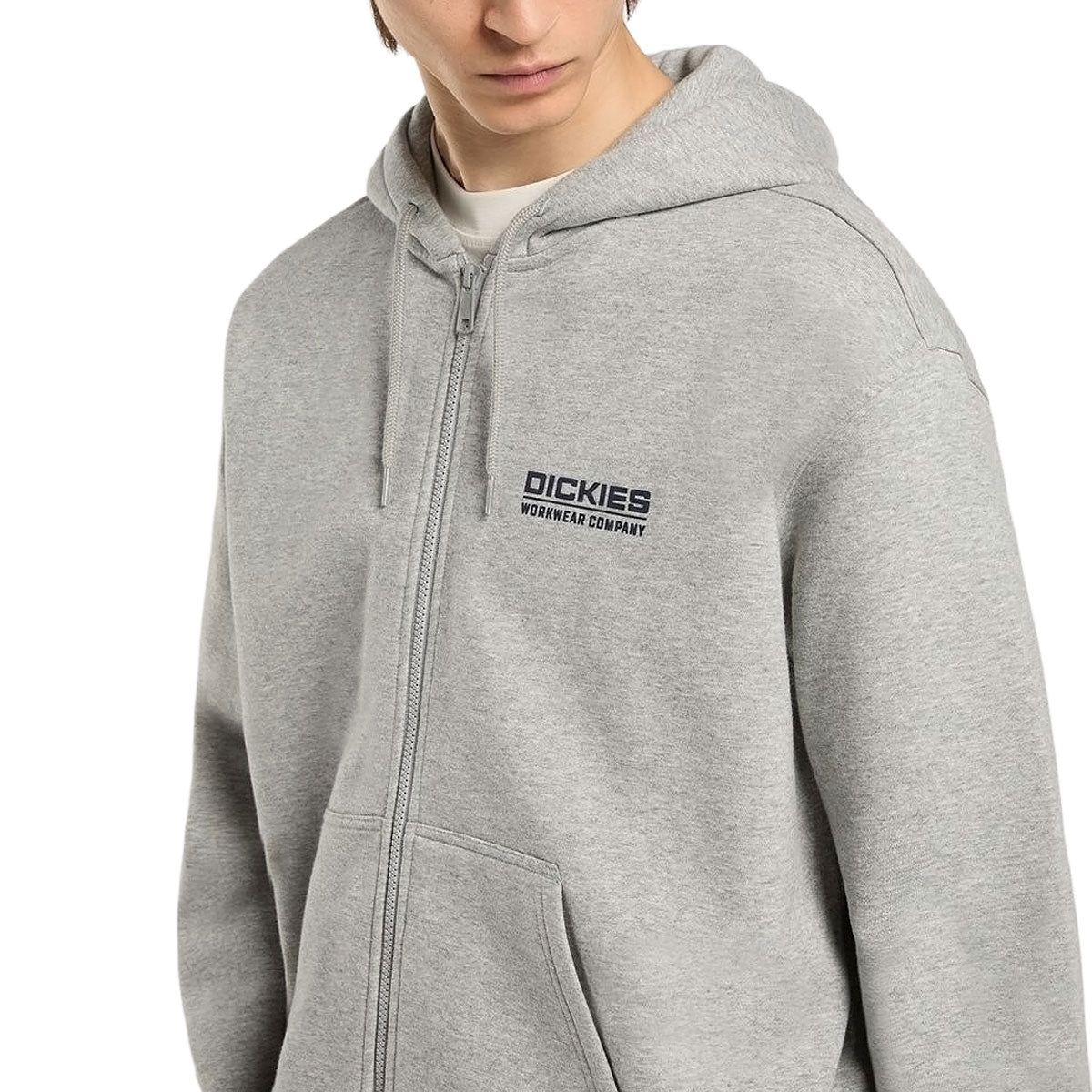 Dickies Bolivar Full Zip Up Hoodie - Gray Melange – CCS