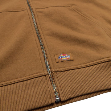 Dickies x Thrasher Zip Up Hoodie - Brown Duck