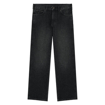 Dickies Relaxed Straight Work Jeans - Black Wash Faded
