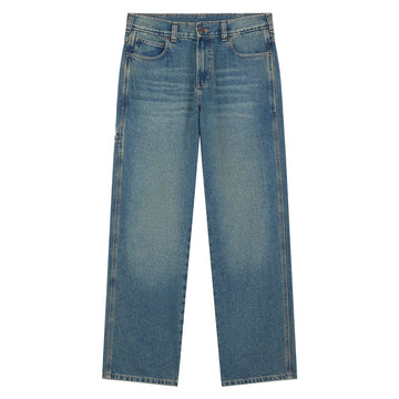 Dickies Baggy Tapered Work Jeans - Khaki Tinited Blue