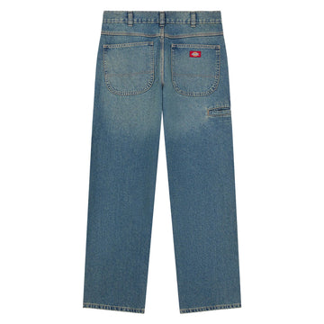 Dickies Baggy Tapered Work Jeans - Khaki Tinited Blue