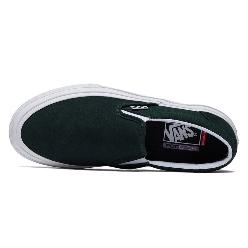 Vans Skate Slip-on Shoes - Green/White