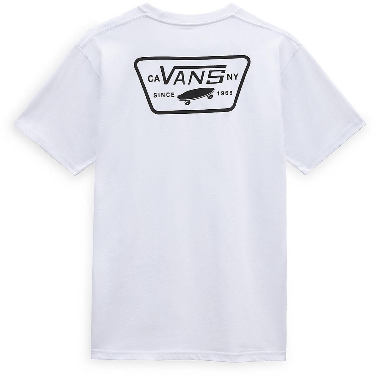 Vans Full Back Patch T-Shirt - White/Black image 2