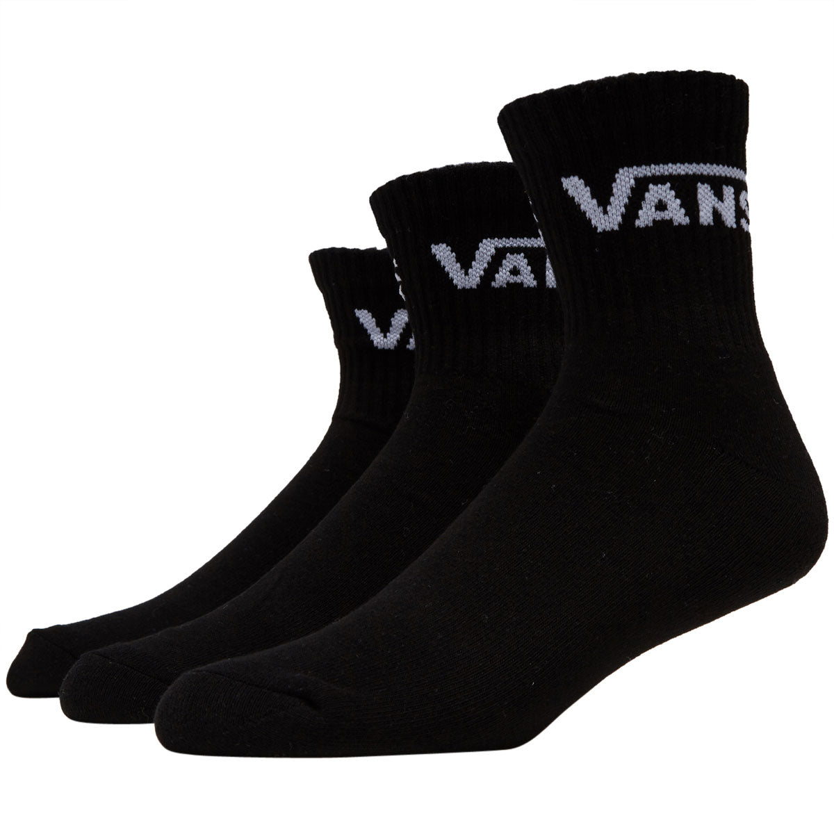 Vans Classic Half Crew Socks - Black image 1